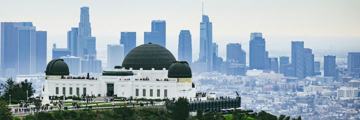 observatory overlooking Los Angeles California, image by unsplash