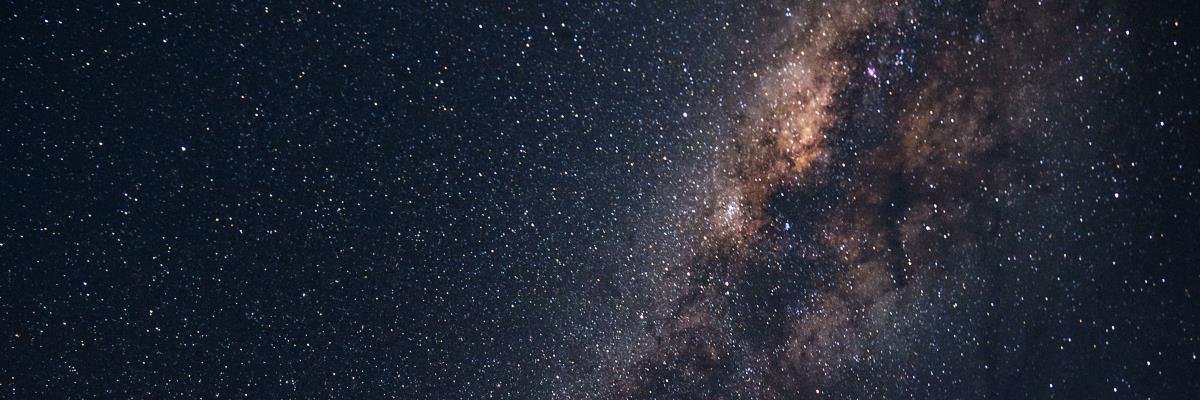 night photo of our Milky Way galaxy